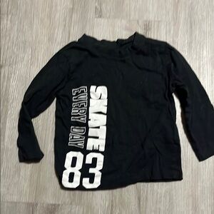 4/$30 Black Kids Skate Everyday Shirt